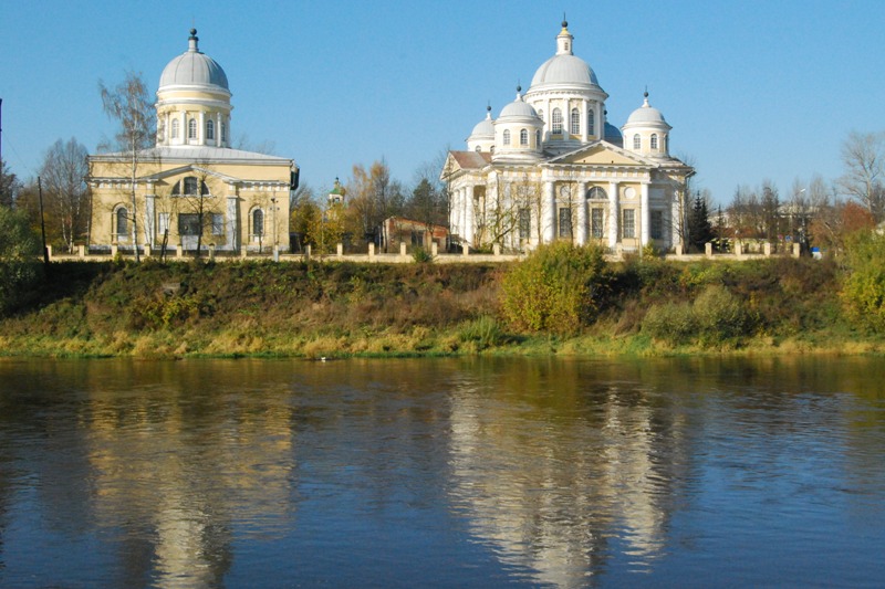 Спасо-Преображенский собор (1814-1822) и церковь Входа в Иерусалим (1840-1842)